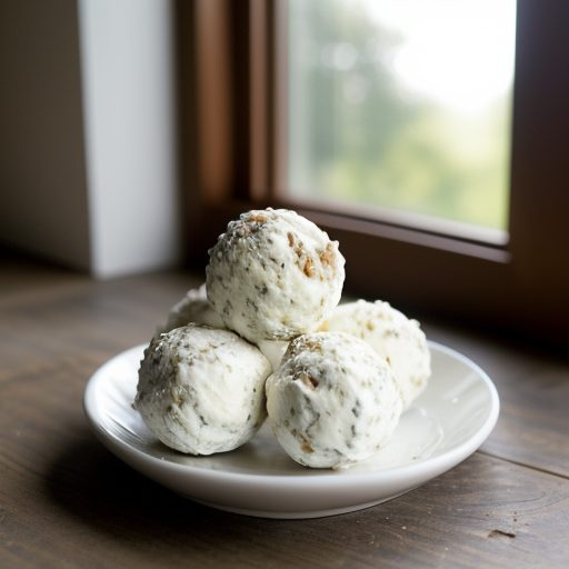 Dietetic Cream Cheese Balls recipe image
