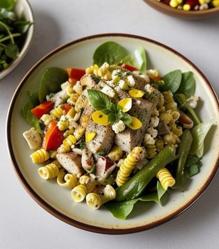 Dijon Chicken Pasta Salad recipe image