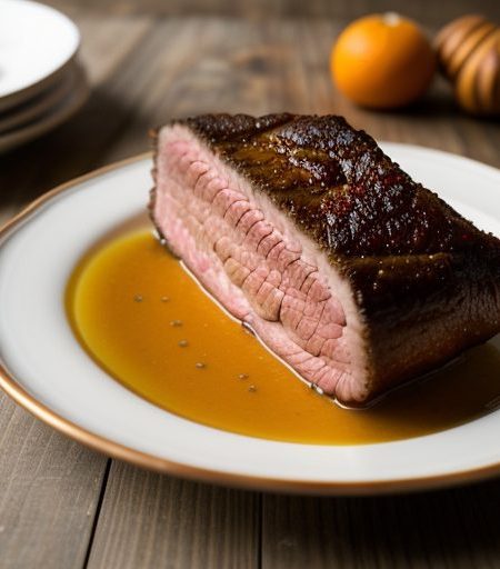 Dijon-Glazed Corned Beef recipe image