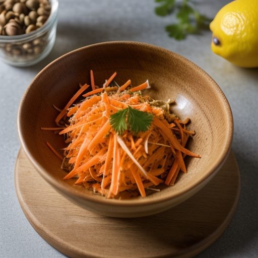 Dijon Shredded Carrot Salad recipe image