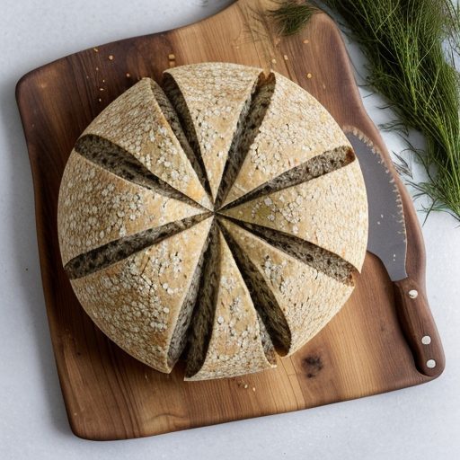 Dill Dip in Rye Bread recipe image