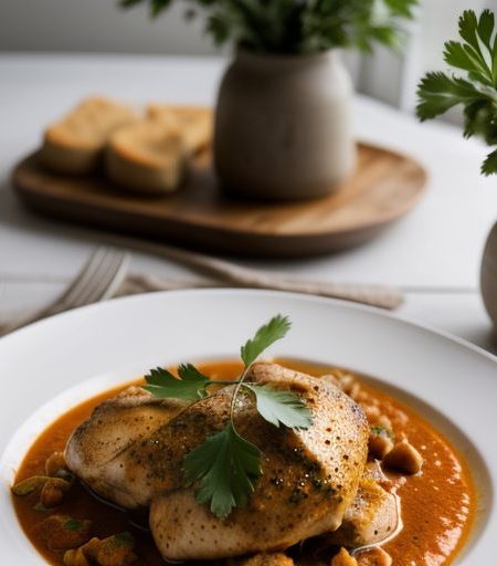 Dilled Chicken Paprika recipe image