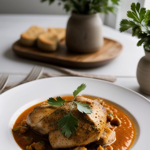 Dilled Chicken Paprika recipe image