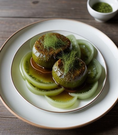 Dilled Green Tomatoes recipe image