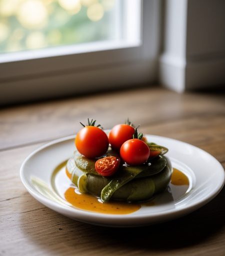Dilled Green Tomatoes or Cherry Tomatoes recipe image