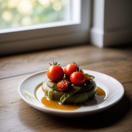 Dilled Green Tomatoes or Cherry Tomatoes recipe image