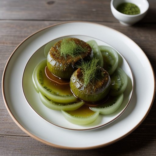 Dilled Green Tomatoes recipe image