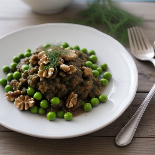 Dilled Peas & Walnuts recipe image