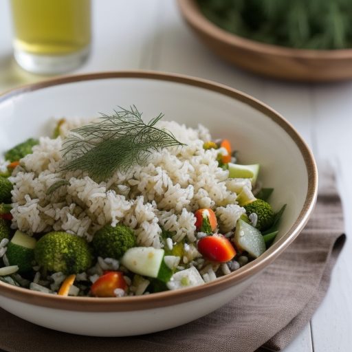 Dilled Rice Salad recipe image
