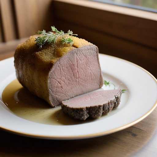 Dilled Swedish Veal Roast recipe image