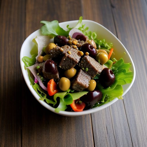 Dilly Beef Salad recipe image