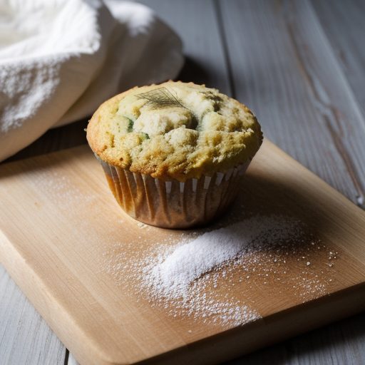 Dilly Zucchini Ricotta Muffins recipe image