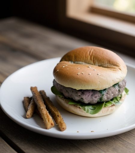 Dinosaur Burger recipe image