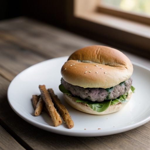 Dinosaur Burger recipe image