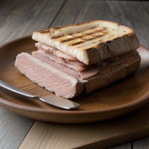 Dipped Spam Swiss Sandwiches recipe image