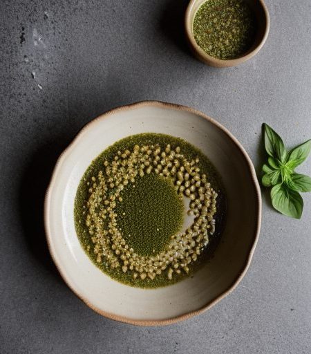 Ditalini With Flageolets & Pesto recipe image