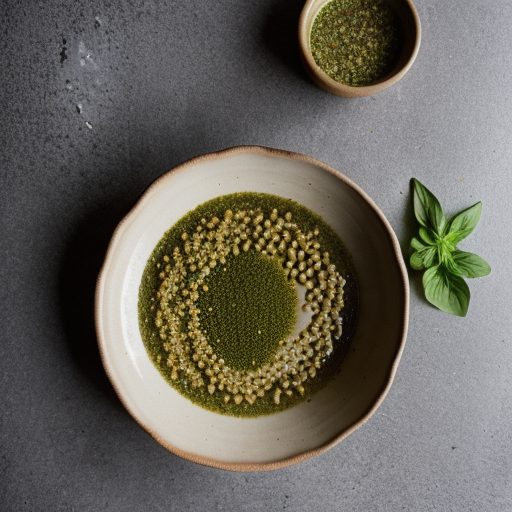 Ditalini With Flageolets & Pesto recipe image