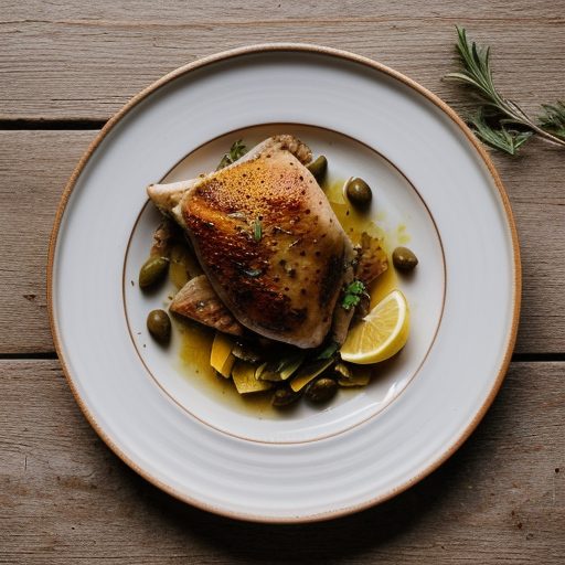Djaj Mqalli--Chicken With Lemons & Olives recipe image