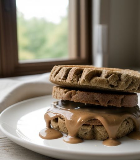 Dlpped Peanut Butter Sandwlch Cookles recipe image