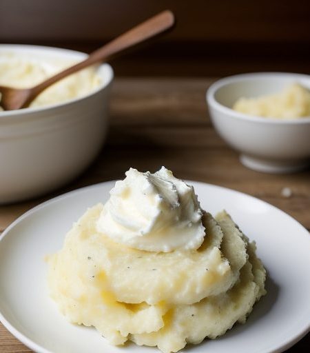 Do-Ahead Party Mashed Potatoes recipe image