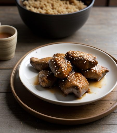 Do-Ahead Sesame Chicken Wings recipe image