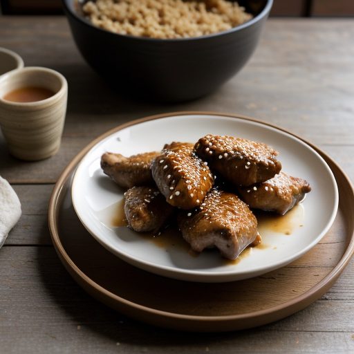 Do-Ahead Sesame Chicken Wings recipe image