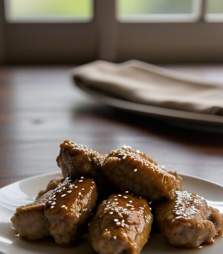 Do-Ahead Sesame Chicken Wings recipe image