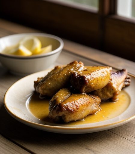 Dole Lemon Chicken Wings recipe image