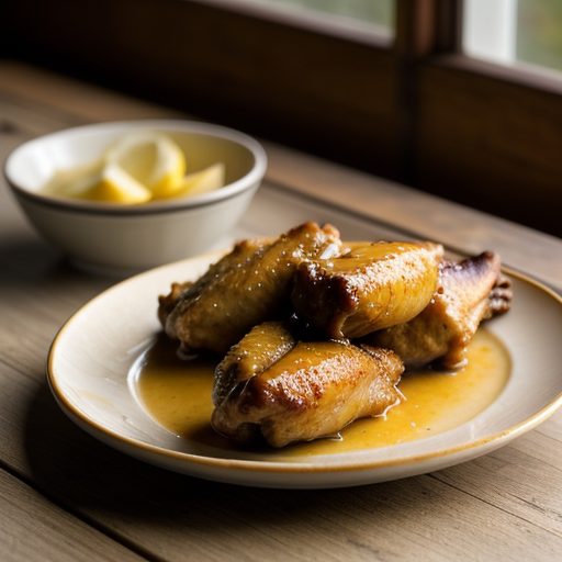 Dole Lemon Chicken Wings recipe image