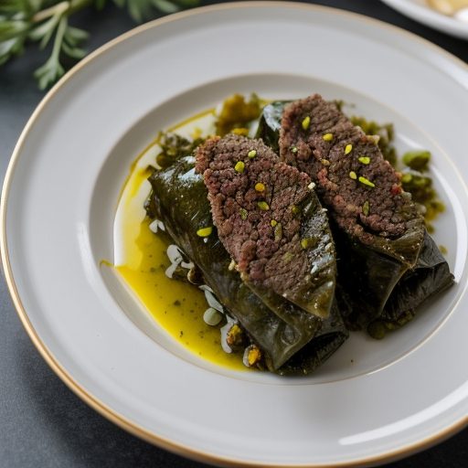 Dolmas With Lamb recipe image