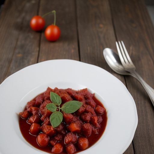 Domatoules Glyko (Spicy Cherry Tomato Preserves recipe image