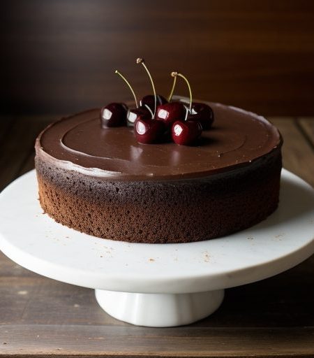 Doris McFatridge's Chocolate-Cherry Cake recipe image