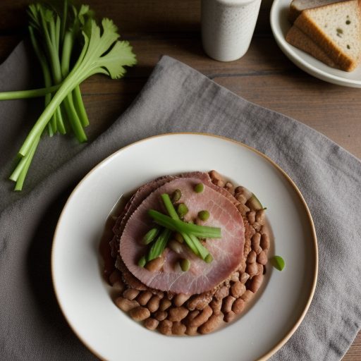 Dorothy Flatman's Beans & Ham < Revised recipe image