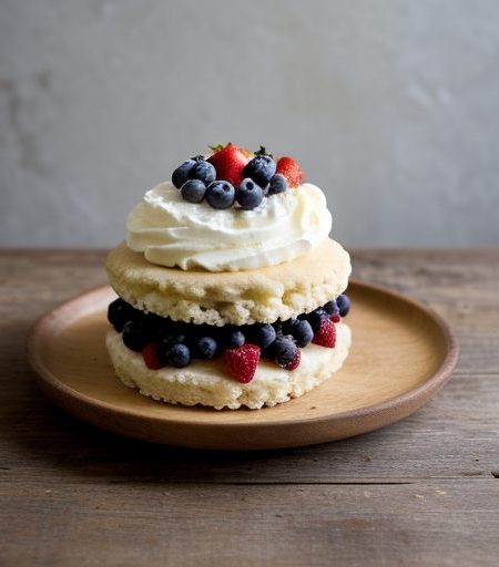 Double-Berry Shortcakes (Rice recipe image
