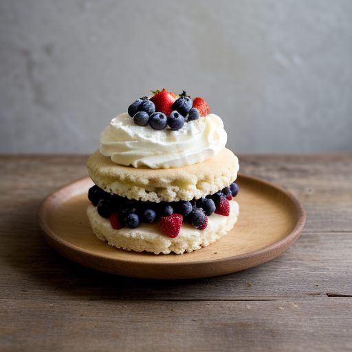 Double-Berry Shortcakes (Rice recipe image