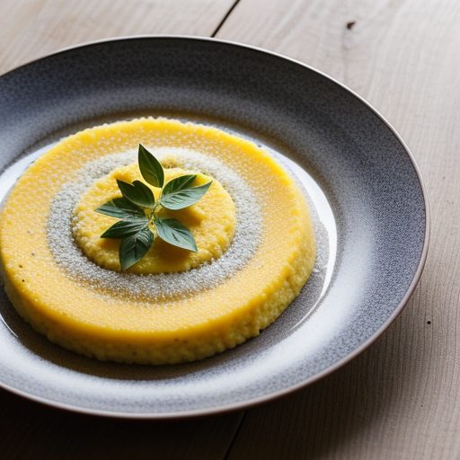 Double-Boiler Polenta With Gorgonzola+ recipe image