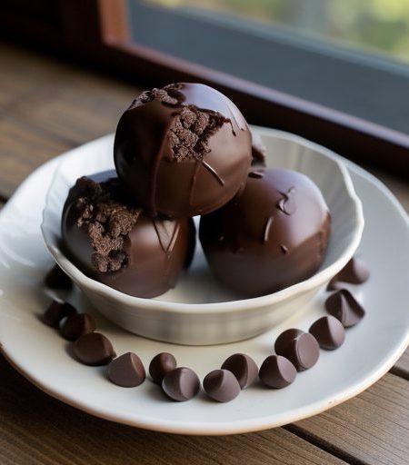 Double Chocolate Cherry Bourbon Balls recipe image