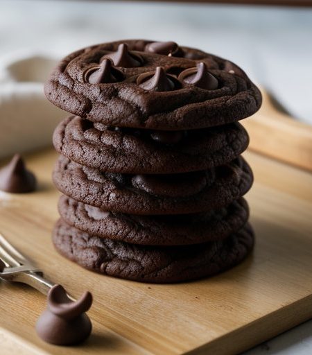 Double Chocolate Chip Cookies recipe image