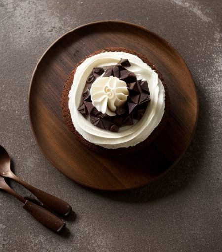 Double Chocolate-Date Cake recipe image