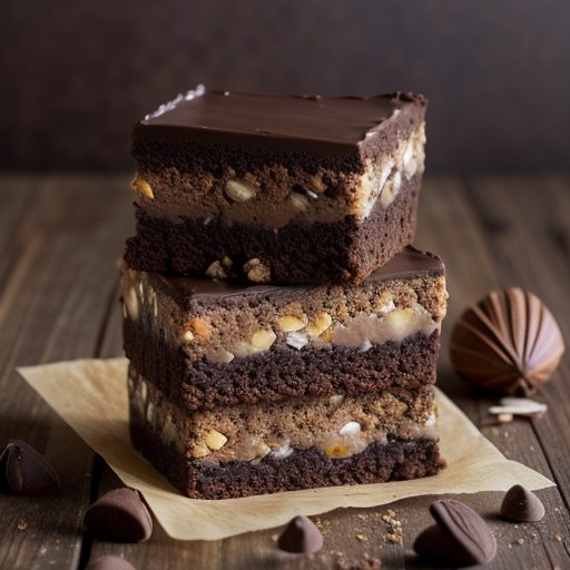 Double Chocolate Fantasy Bars recipe image