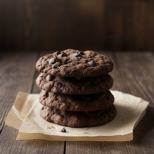 Double Chocolate Oat Cookies recipe image