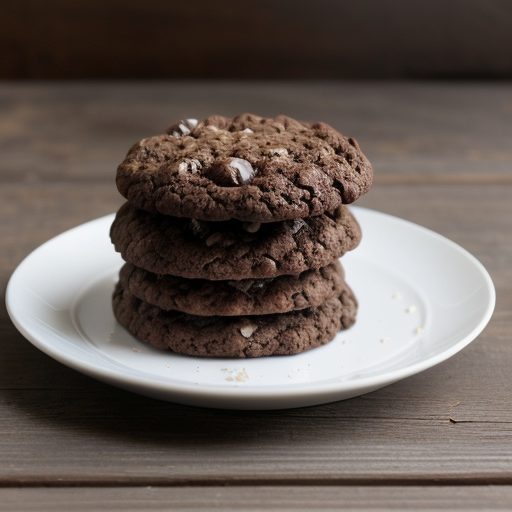 Double-Chocolate Oatmeal Cookies recipe image