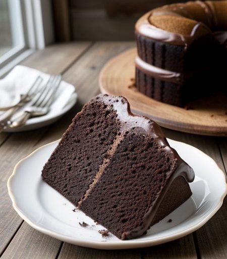 Double Chocolate Pound Cake recipe image