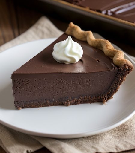 Double Chocolate Pudding Pie recipe image
