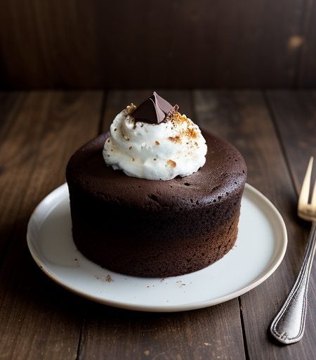 Double-Chocolate Rum Cake recipe image
