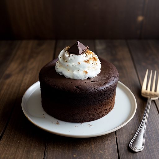 Double-Chocolate Rum Cake recipe image