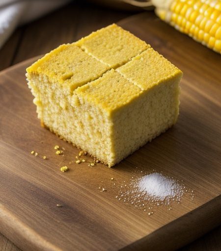 Double Corn Bread (Ovo Lacto recipe image