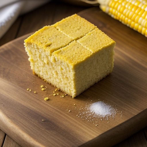Double Corn Bread (Ovo Lacto recipe image