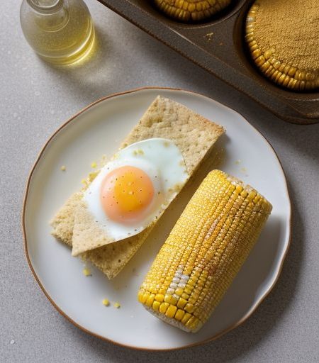 Double Corn Brunch Bake (Ovo Lacto recipe image