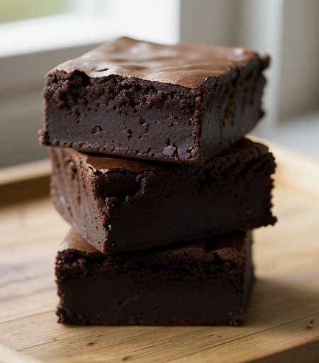 Double Fudge Saucepan Brownies recipe image